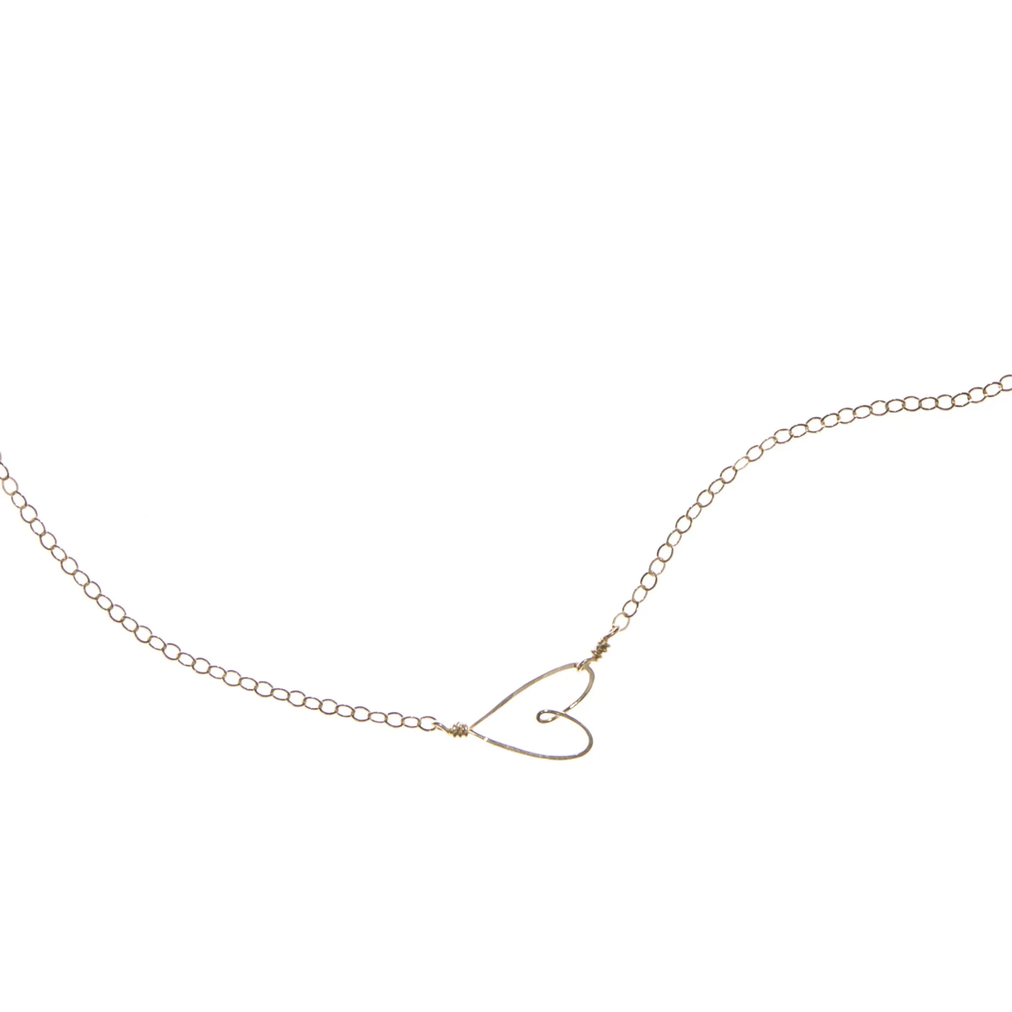 W- tiny heart necklace THN-*-16 
