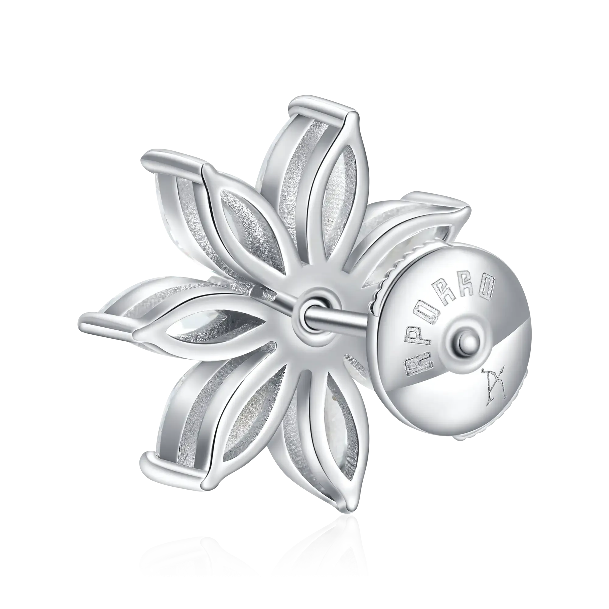Women's Marquise Cut Flower Earring