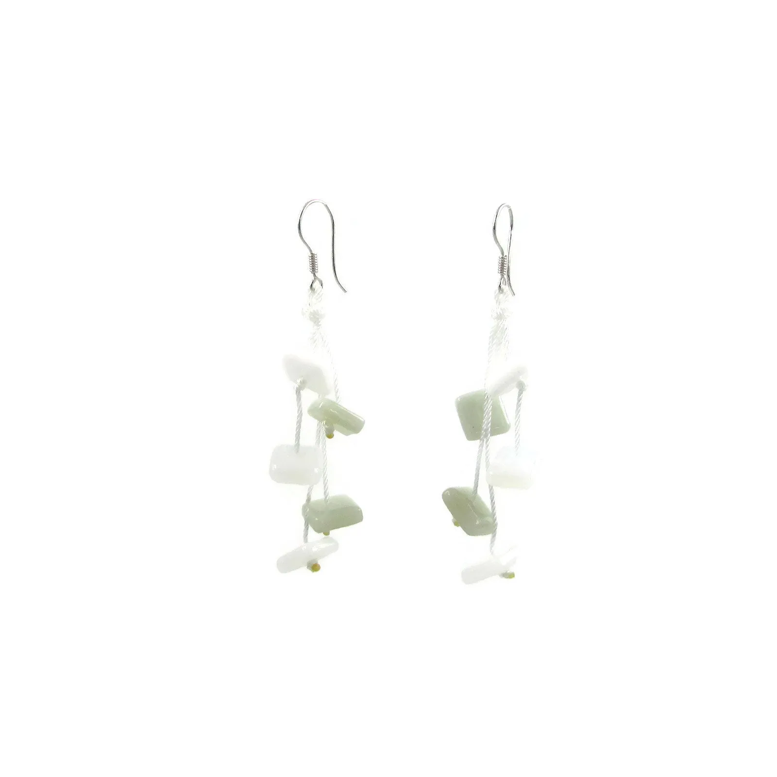 Zen Glass Earrings - Black